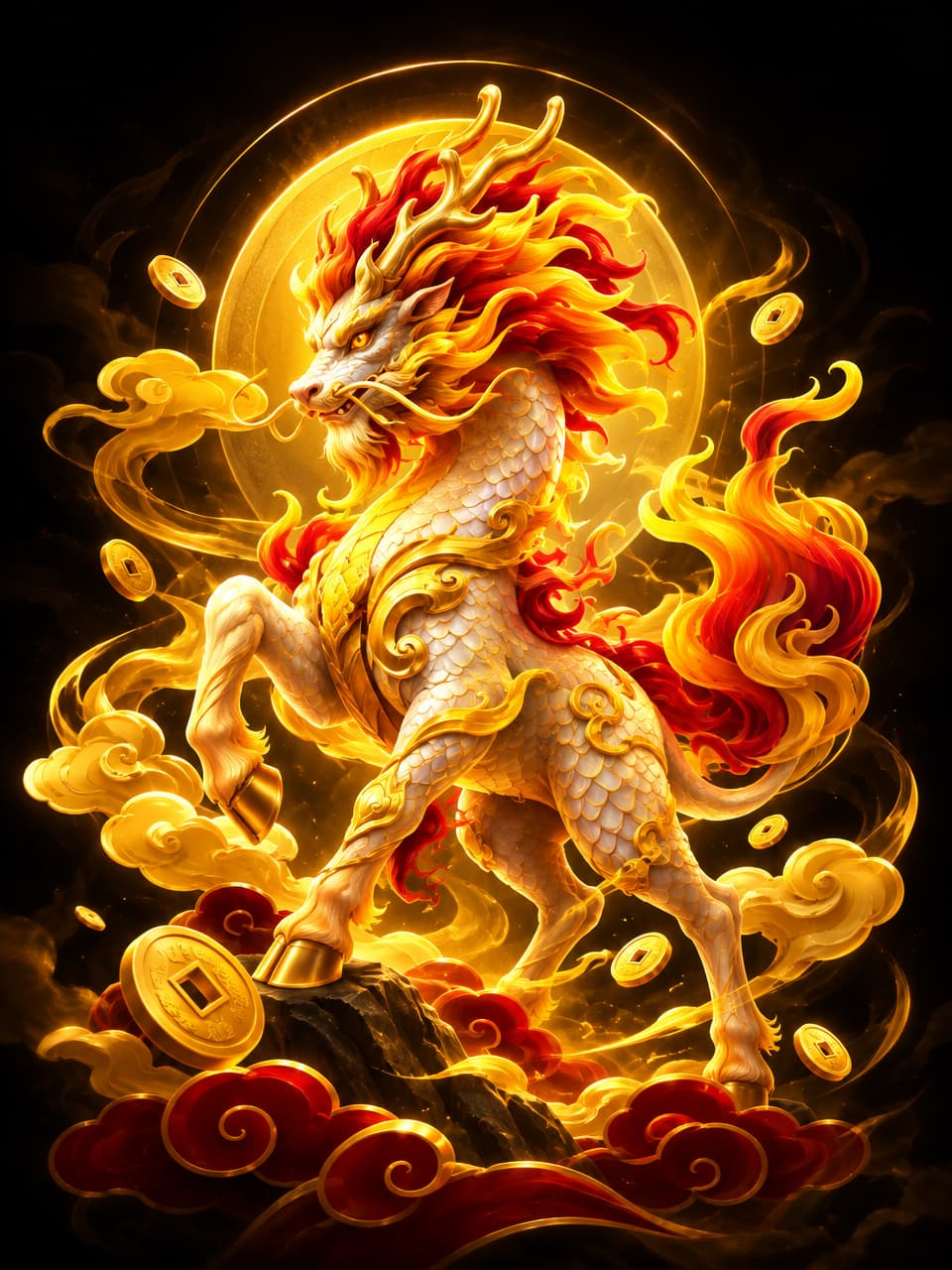 ภาพเกม PG Ways Of The Qilin ที่ออกแบบใหม่สำหรับ plathong - หวยปลาทอง